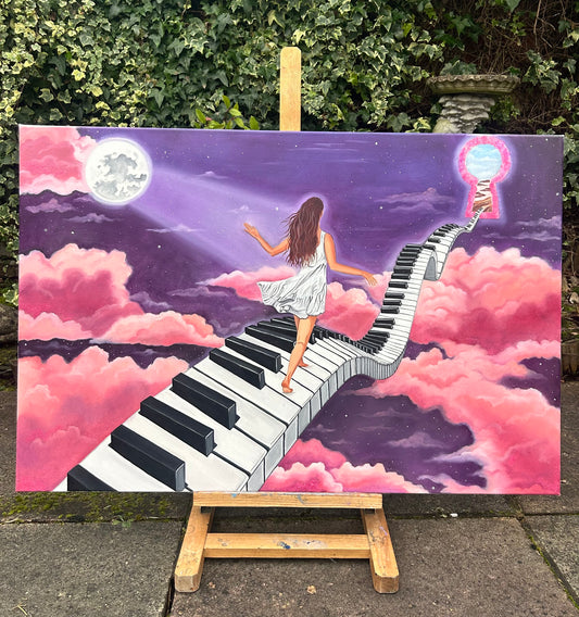 Serenading Steps - Print
